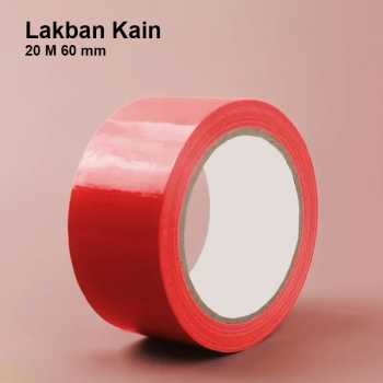 

Lakban Kain Karpet Multifungsi Adhesive Cloth Tape Writable 20M 20mm Red