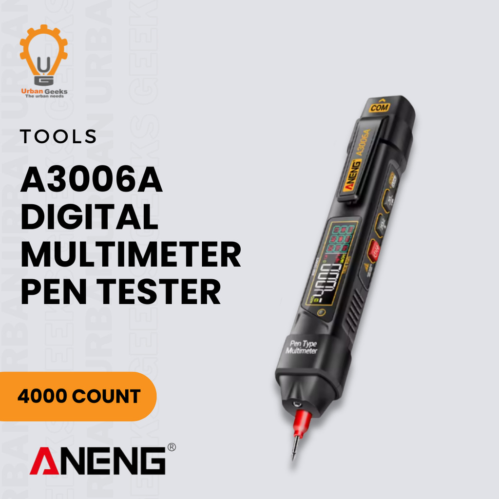 ANENG A3006A Alat Ukur Listrik Digital Multimeter Tespen 2in1 Tester AC Voltage NCV 4000 Count - A30