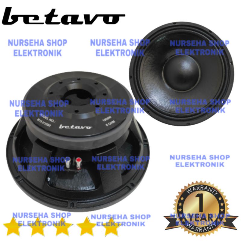 Speaker Komponen 15inch Betavo  B15  V1580 component  B15  V 1580