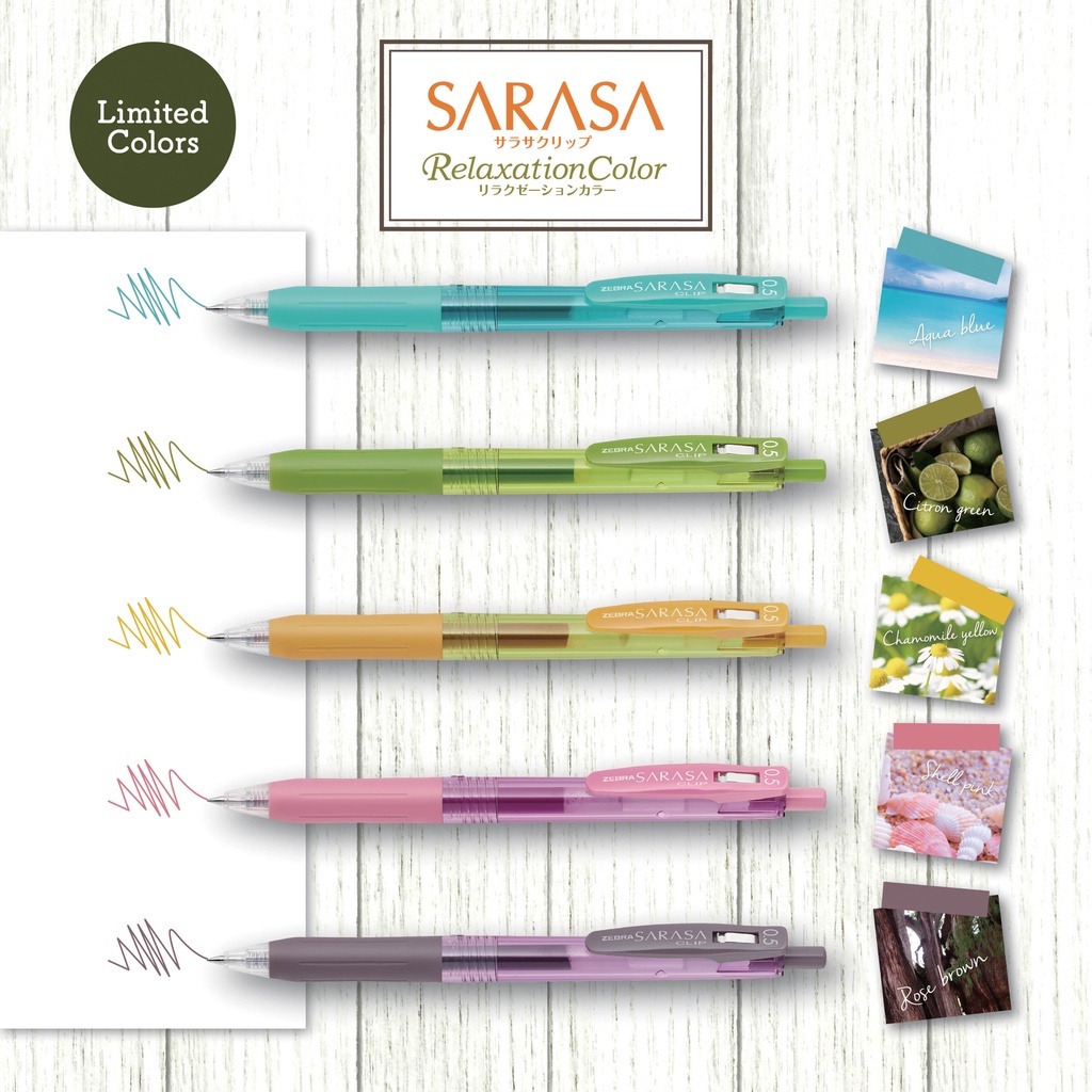 

ZEBRA SARASA CLIP 05 RELAX satuan / Sarasa Limited Edition