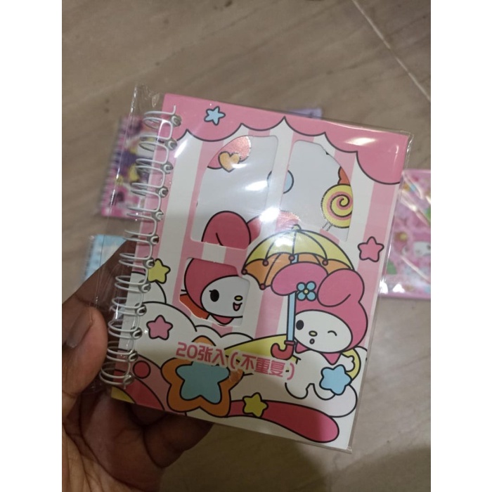 

STIKER BUKU SPIRAL SANRIO MINI/ STIKER BUKU MINI SPIRAL LUCU - Melody Payung