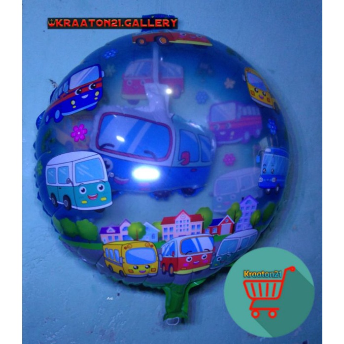Balon karakter isi tayo / balon gas / balon helium / tayo isi / balon ulang tahun / balon grosir