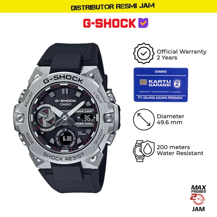 GShock GST-B400-1ADR GST-B400 GSTB400 Garansi Resmi 2 Tahun