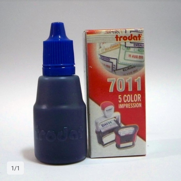 

New- Tinta Cap Trodat 7011 biru