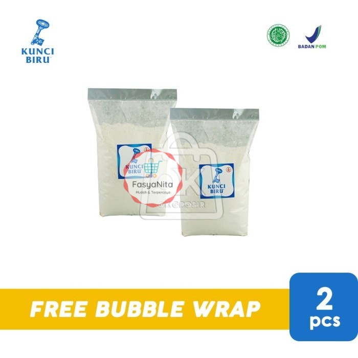 

Tepung Terigu Kunci Biru LOS 2pcs x 1 kg - FasyAnita Mart Denpasar