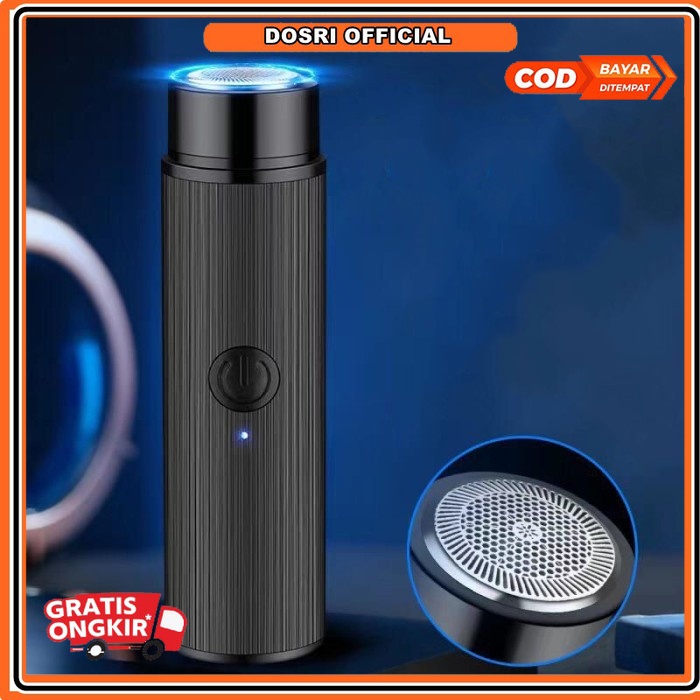 Alat Cukur Elektrik MINI Portable USB Pisau Cukur Rambut Kumis Jenggot