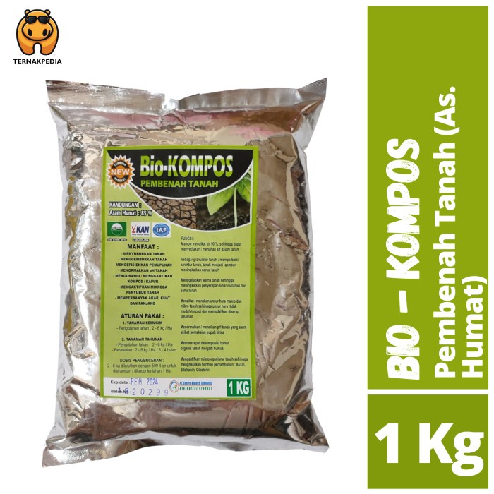 agodacollection87_mall [Promo COD] Bio Kompos 1 Kg - Asam humat 1 kg - Asam Humat 100% - Asam Humat 