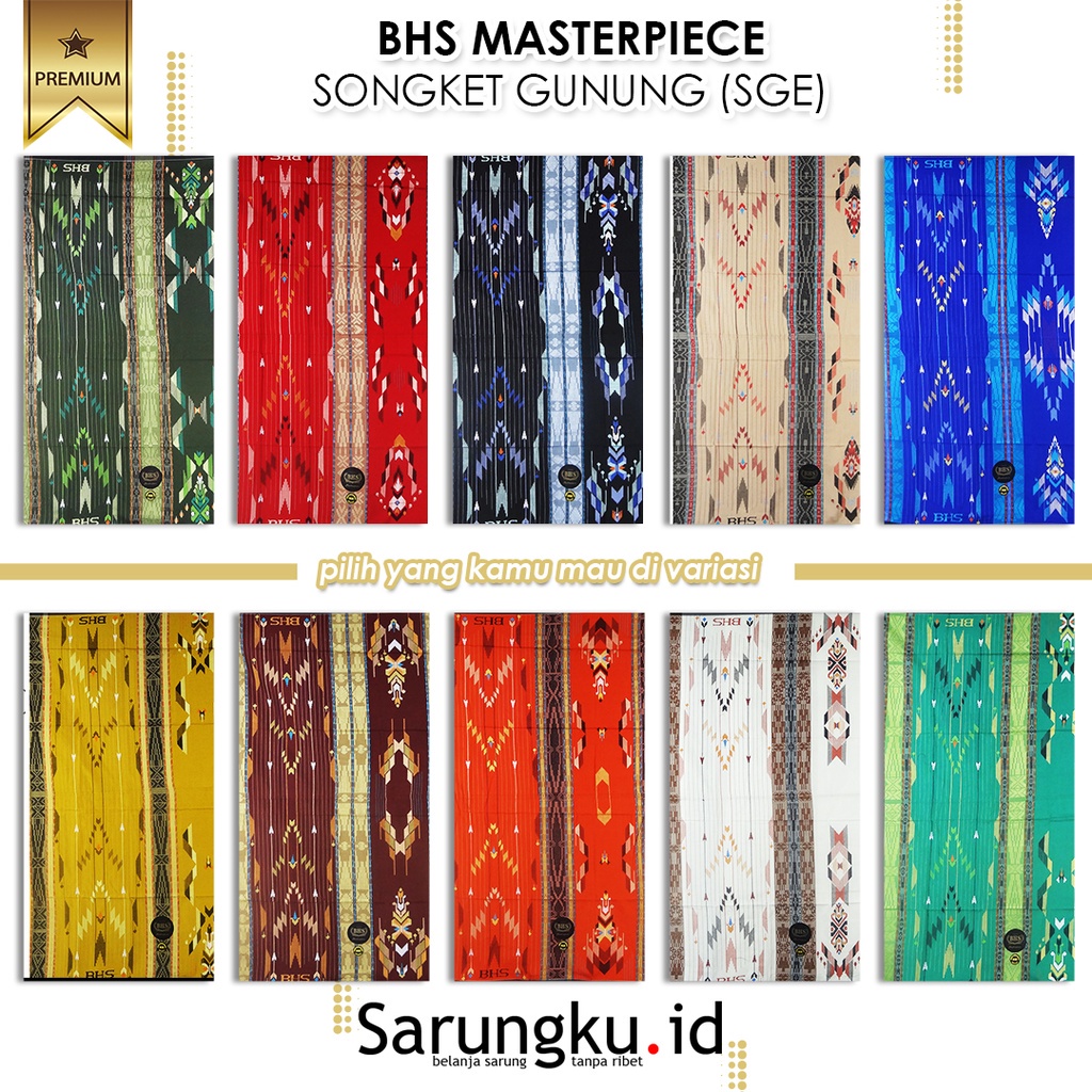 SARUNG BHS MASTERPIECE SONGKET GUNUNG (SGE)