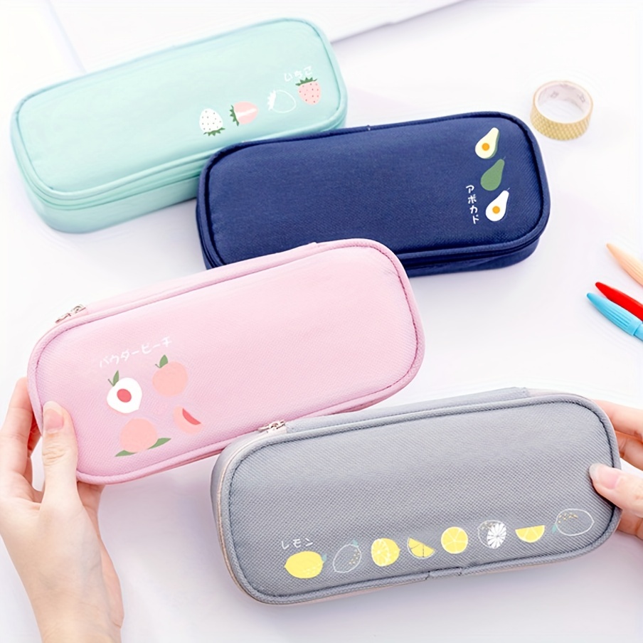 

Kotak Alat Tulis Kreatif Penyimpanan Alat Tulis Siswa Sederhana Tas Pensil Buah Kain Oxford Tas Pensil Kapasitas Besar-suningmall