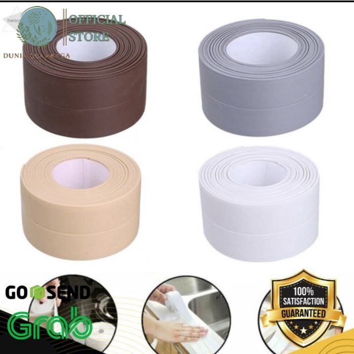 

DO 3pc BathWall Sealing Strip WATERPROOF SELF ADHESIVE Caulk Tape