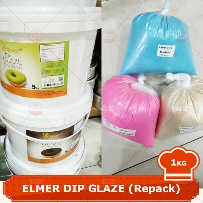 

Promo Terbaru ELMER DIP GLAZE 500GR REPACK - Dark Chocolate