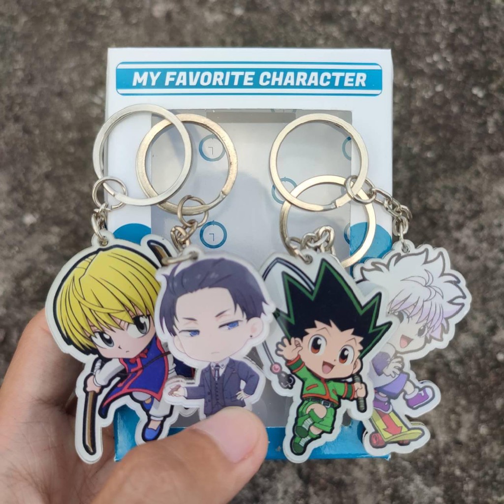 Gantungan Kunci KILLUA Hunter X Hunter - Gantungan Kunci Anime - Gantungan Kunci Akrilik - KeyChain 