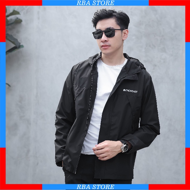 Jacket Parka Parasut Waterproof Breathable Alaska Series Full Black