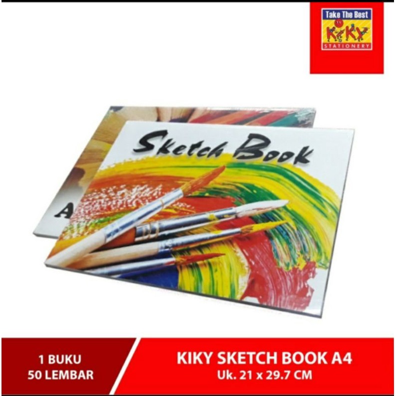

Sketchbook Premium Kiky || Sketsa Book A4 isi 50 Lembar