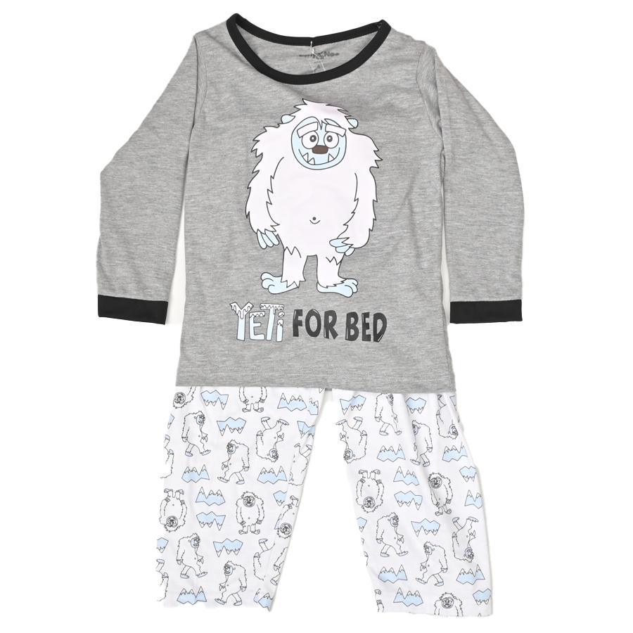 Rambla - Lolly & Noe Setelan Piyama Lengan Panjang Anak Perempuan Motif Yeti