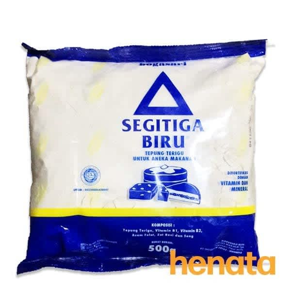 

Tepung Terigu Bogasari Segitiga Biru 500g (500 gram)