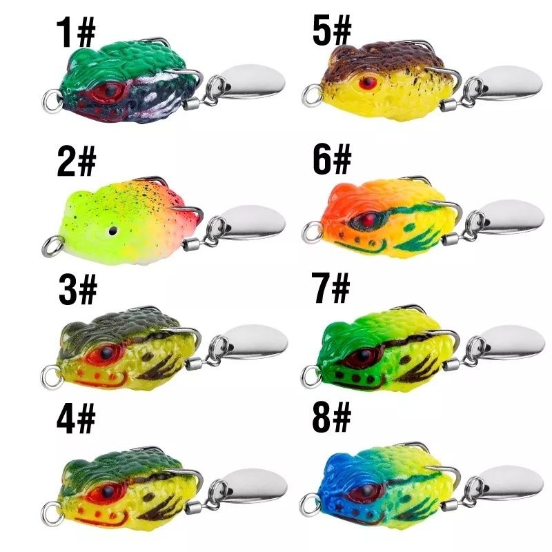 umpan casting kodok kecil nano frog casting 2.5cm 3g super realistik umpan kodok mainan high quality