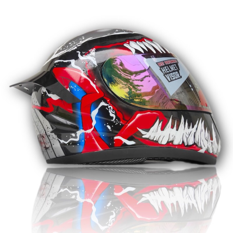 Helm Full Face KBR Venom Original Paket Ganteng