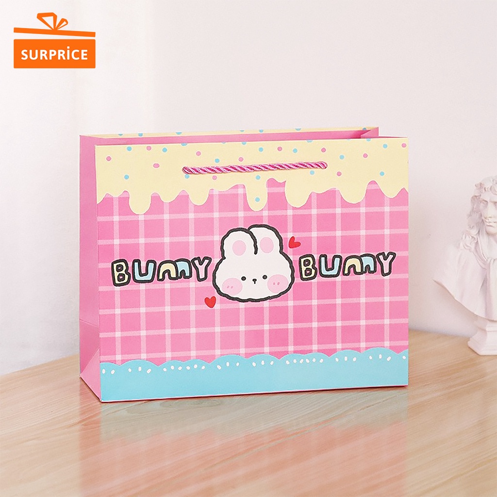 

Surprice Paper Bag Tali 24.5X19.5X9.5cm / Paperbag Tali Gambar Animals