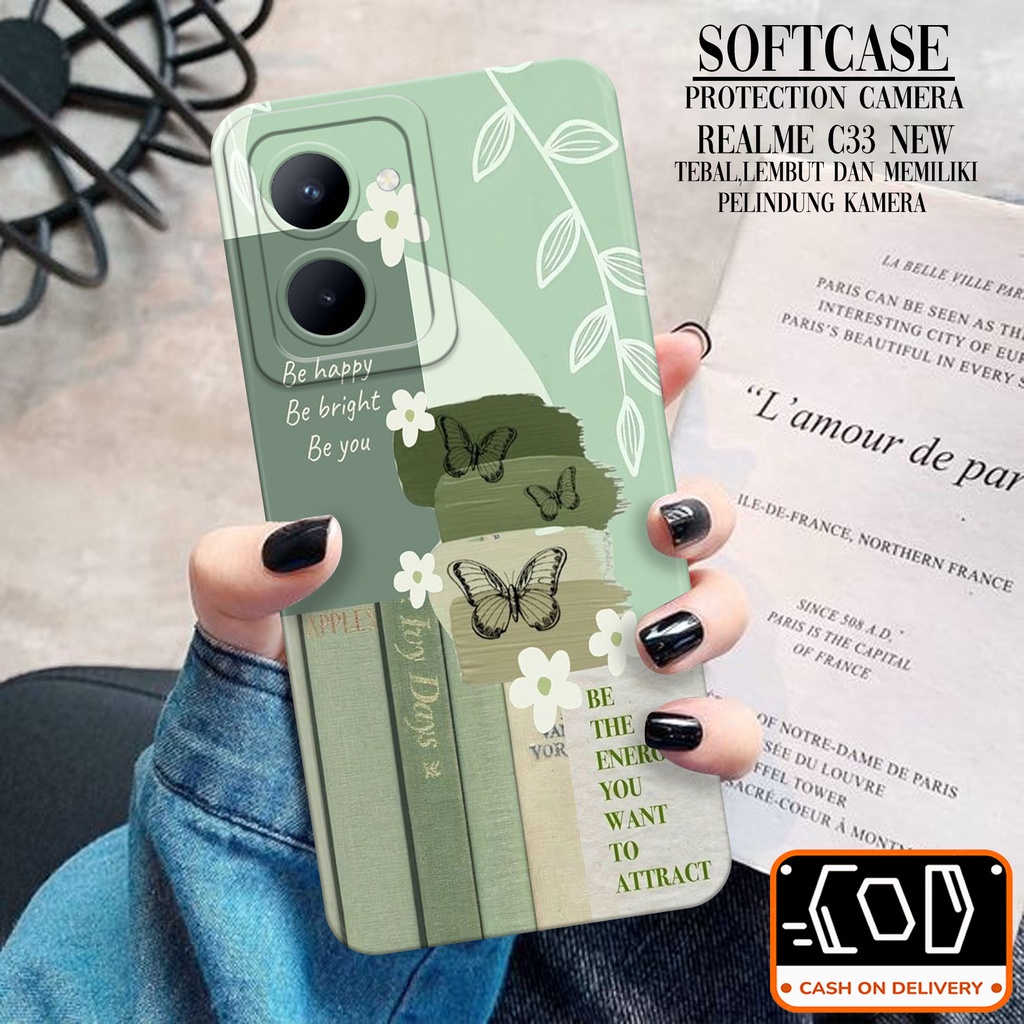 Softcase Silikon Hp Realme C33 Terbaru - Trans Case Casing Hp Realme C33 Terbaru