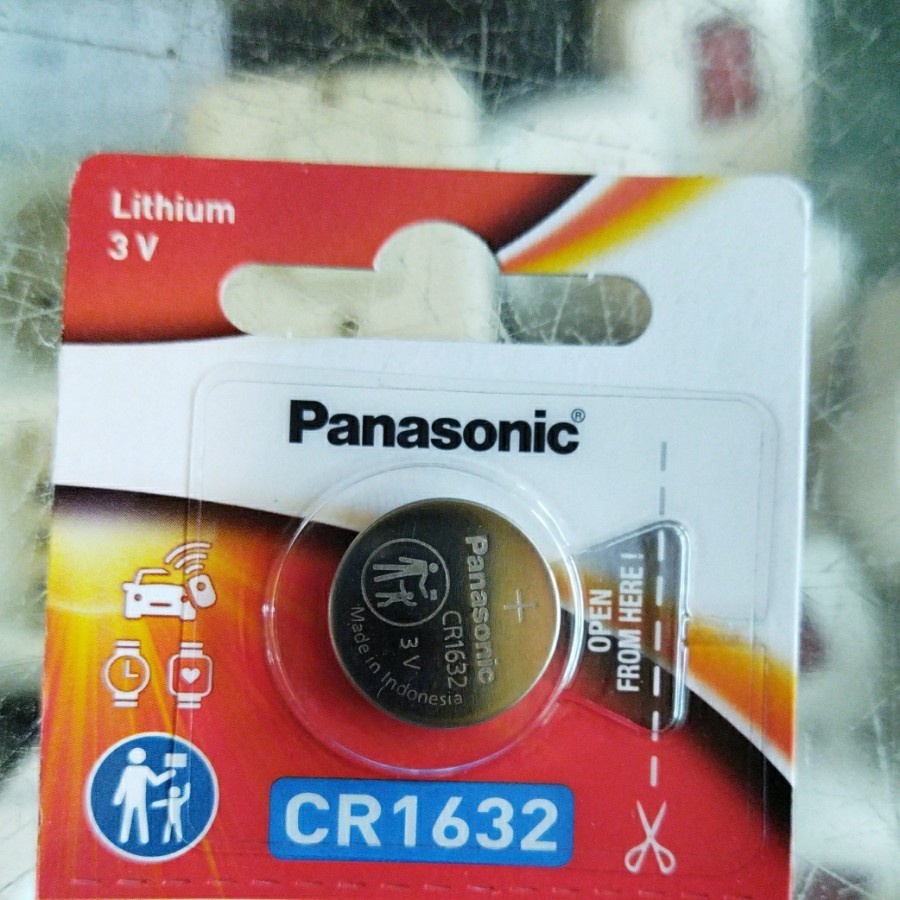 Baterai Panasonic CR1632 Original Lithium Coin Battery 3V Battery Kancing