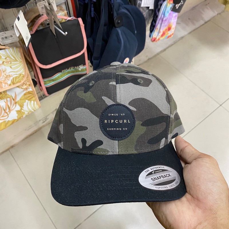 Topi Ripcurl Pria Trestles SB Cap Camo Army Original