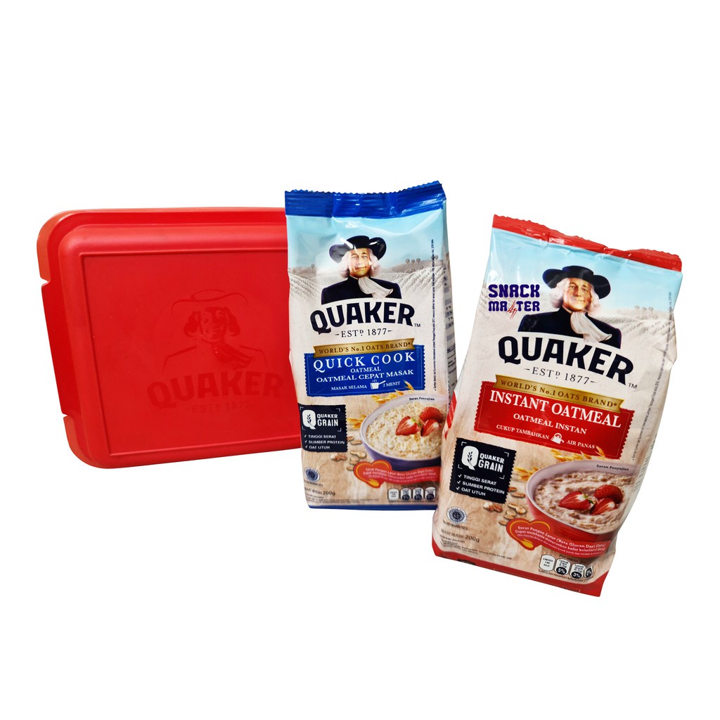 

Quaker Oatmeal Instant / Quick Cooking - Netto 200 gr.