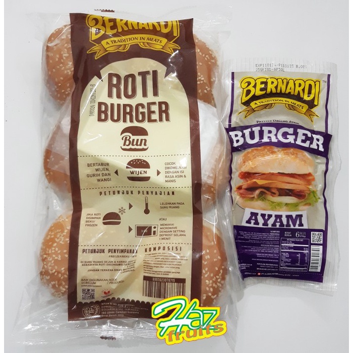 

Paket Burger Bernardi + Bernardi Burger Daging Ayam