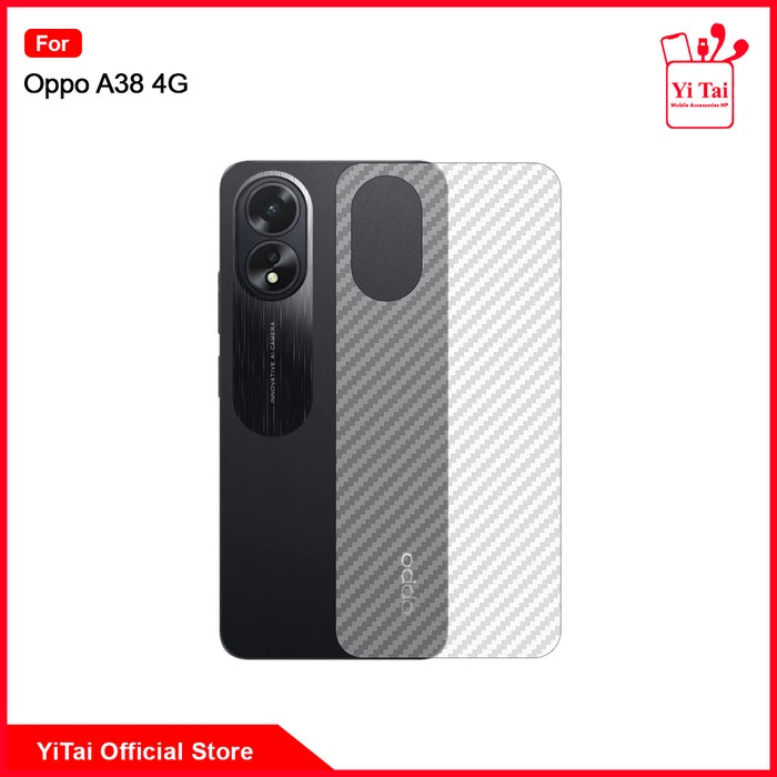 YI TAI - Garskin Carbon Oppo A38 4G Yitai Indonesia