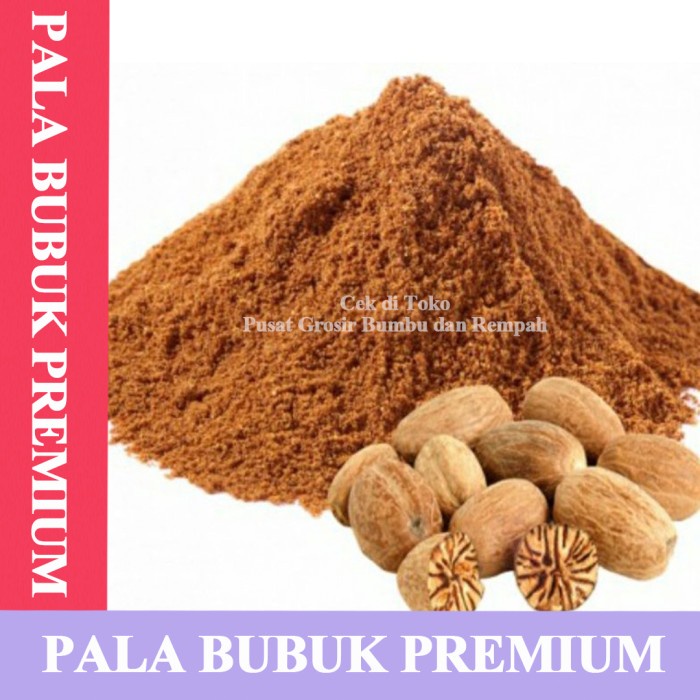 

Pala Bubuk Asli 1 kg / Nutmeg Powder / Pala Bubuk Premium 1 kg