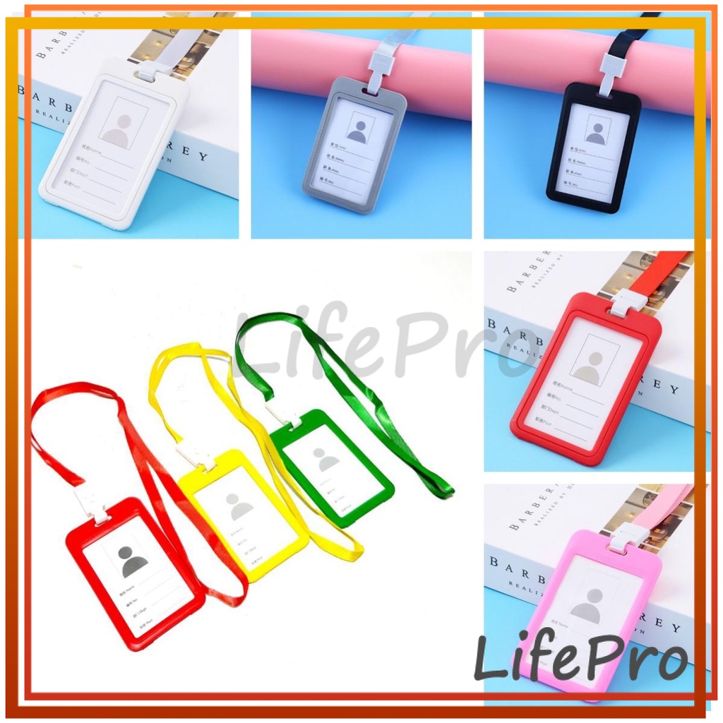 

Name Tag ID Card Holder Gantungan Kartu Nama Atau Panitia / Card Holder / Id Card 2 Side / Card Plate / Gantungan Kartu Casing ID Card / Name Tag Colour
