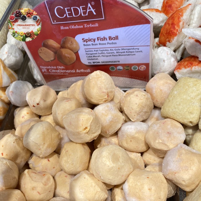 

Cadea Spicy Fish Ball Curah | Bakso Ikan Rasa Pedas 500 grm