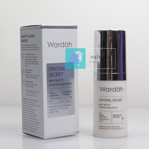 Wardah crystal secret dark spot & brightening serum 20ml/Serum Wardah pencerah noda hitam/serum meny