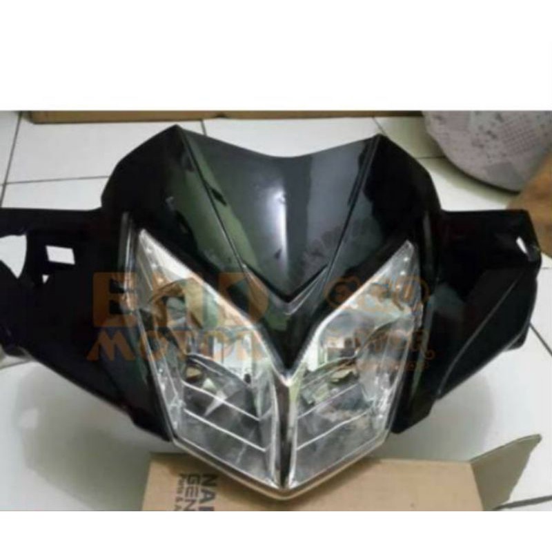 Batok kepala depan Supra X 125 New Full Set / Batok A&B Plus Reflektor Lampu Suprax 125new batman - 