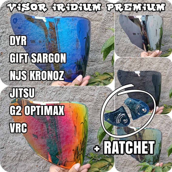 KACA / VISOR VENOM IRIDIUM HELM DYR SUBARU / DYR OSAKA | NORISK