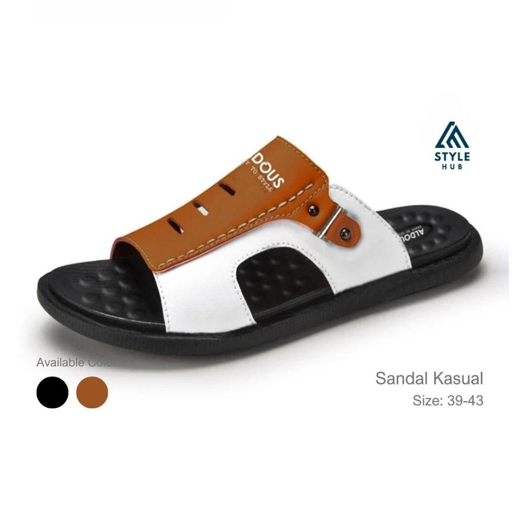 StyleHub Chic Slip-On Sandals | Sandal Aldous Casual Slop - Sendal Slip On Trendy L 07