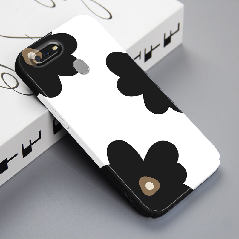 Glossy Film Hard Case For Oppo A7 AX7 A7N A5S AX5S A11K A12 A12S A9 A5 A11 A11X F9 Pro A7X For Realm