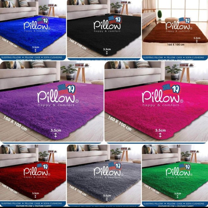 KASUR KARPET BULU RASFUR PILLOW 160×100 BONUS BANTAL BULU 1 BH