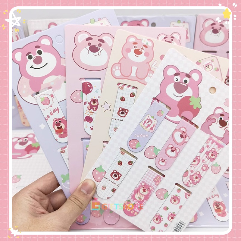

COD✨Bookmark Magnetik,Kreatif Kartun,Siswa Bookmark,Klip Buku Magnet