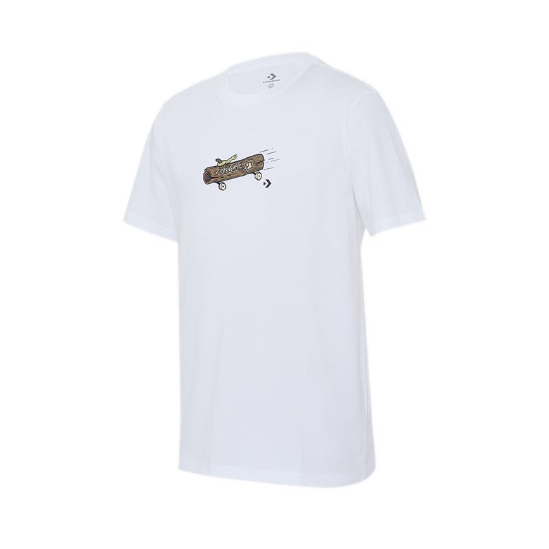 Converse Elevated Logo Graphic Men's Tee - White