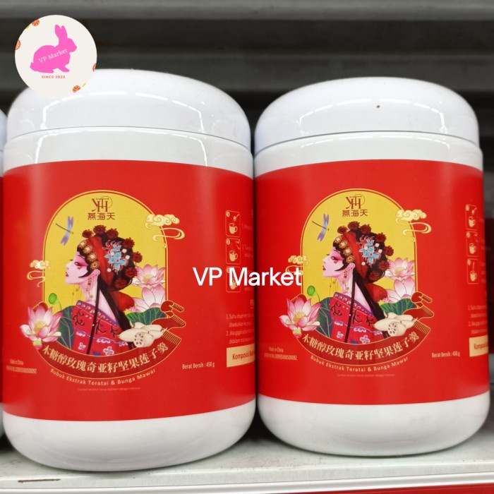 

YHT Bubuk Extra Teratai & Bunga Mawar 450g | Bubuk Akar Teratai