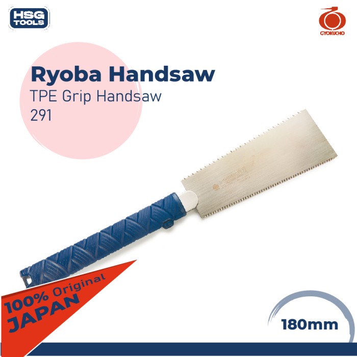 RAZORSAW 291 GERGAJI KAYU JEPANG RAZORSAW 180MM RYOBA HANDSAW