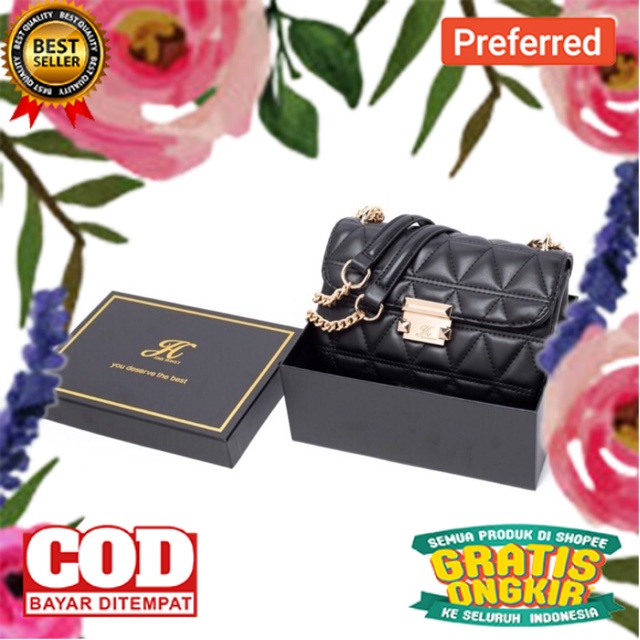 Jh Claresta Bag Jims Honey Tas Selempang Mini Wanita Jimshoney / Sling Bag Daily Free box / Tas Pest