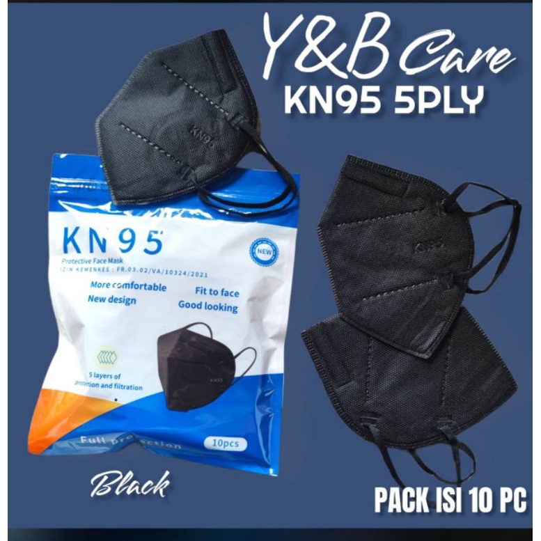 Masker KN95 Ynb ISI 10PC Masker KN95 Masker Careion KN 95 Putih Polos Disposable Mask ISI 10PC mouso
