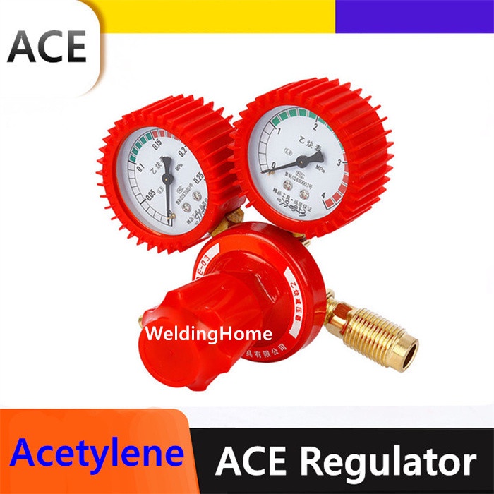 Regulator Gas Acetylene ACE YQE-03 Untuk Tabung Las Welding Asetilin