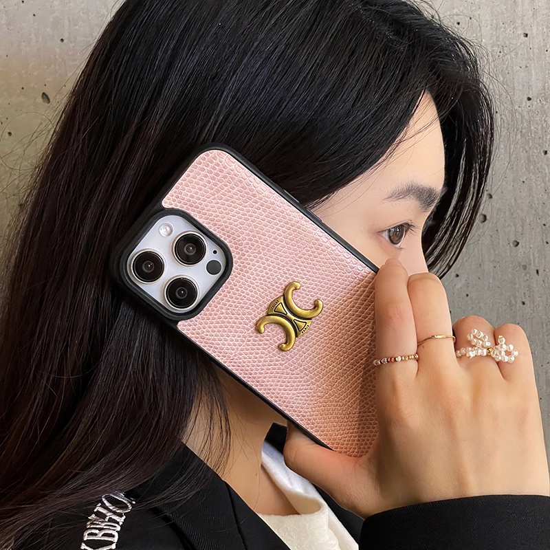 Case IPhone 15 14 13 Pro Max IPhone 15 Pro Max IPhone Pola kadal Casing Ponsel Kulit Casing Ponsel M