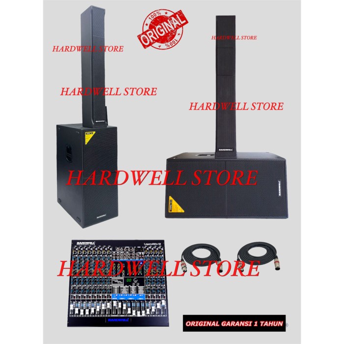 Paket Sound System Outdoor / Cafe / Hajatan Original Hardwell