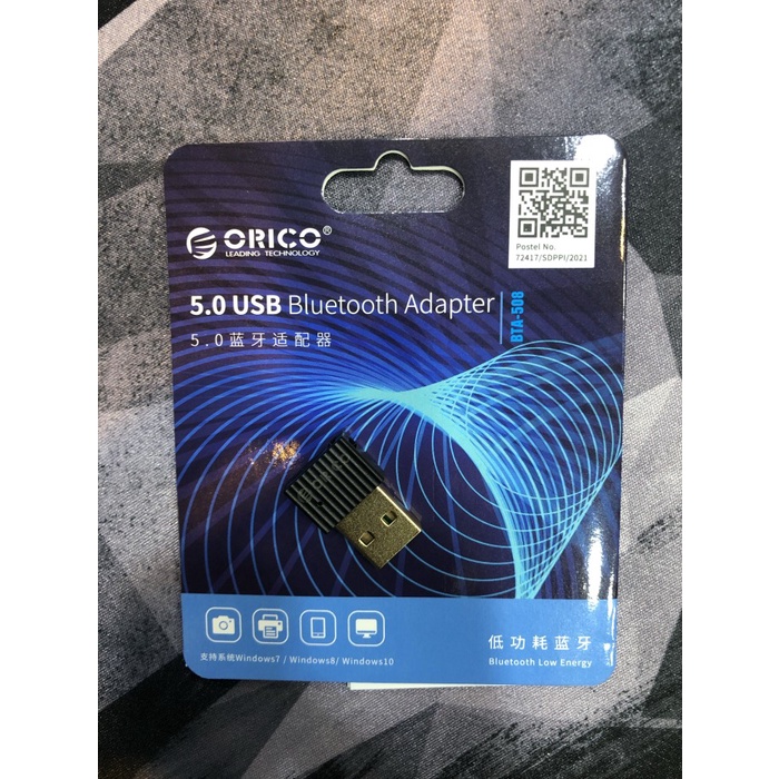 Terlaris ✨ -ORICO BTA508 USB Bluetooth 5.0 Dongle BTA 508 BTA-508 Adapter - Putih