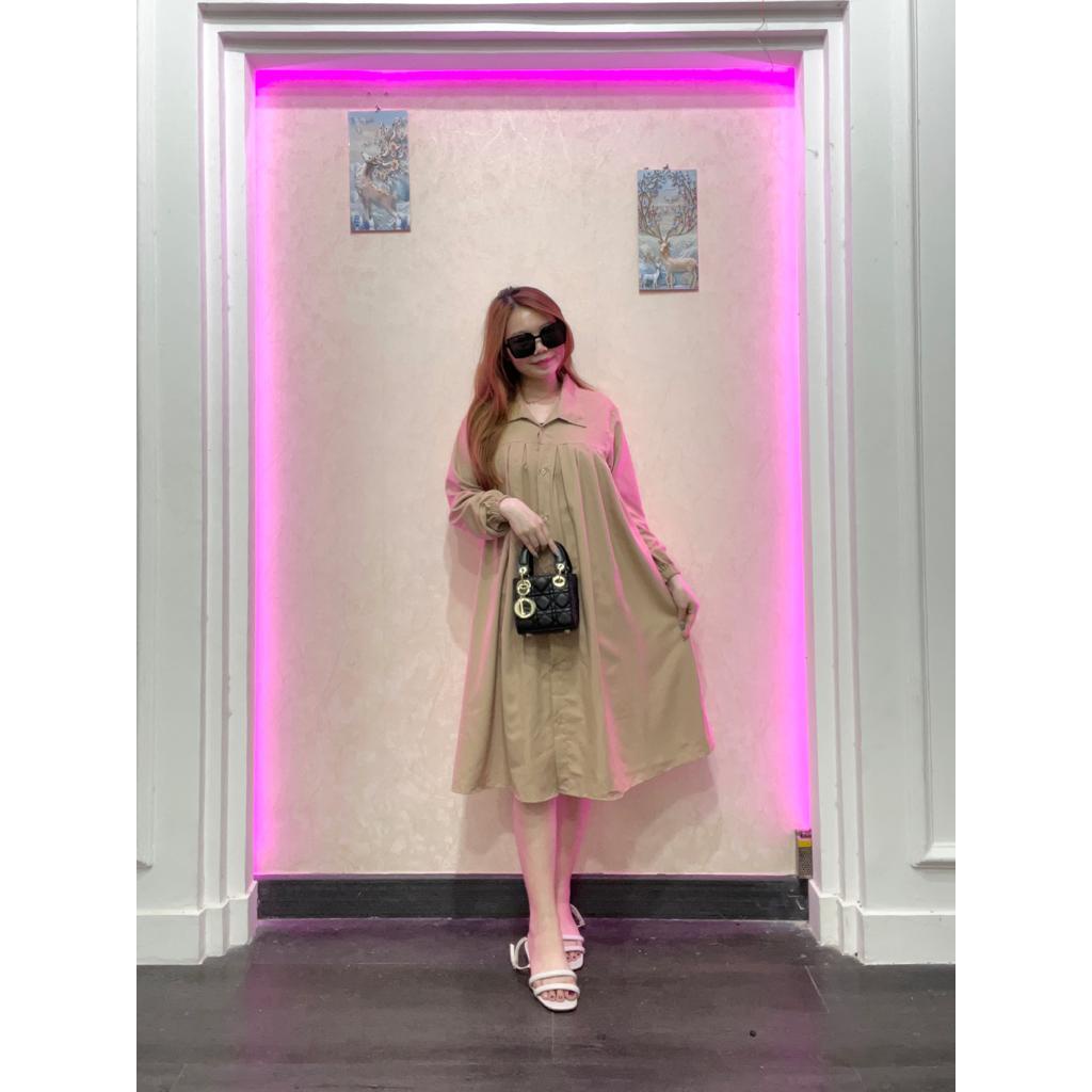 GTW - RRD OOTD Atasan Muslimah Meisa Tunic / Tunik Polos Jumbo Muslimah Busui Friendly