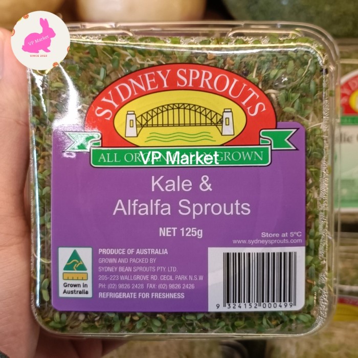 

Kale & Alfalfa Sprout 125g | Pack